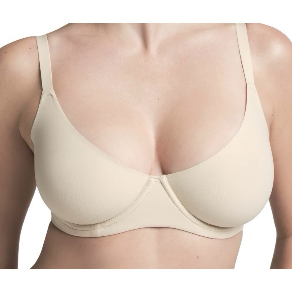 Skims Fits Everybody Unlined‎ Demi Bra - NWOT - Sand - 42b